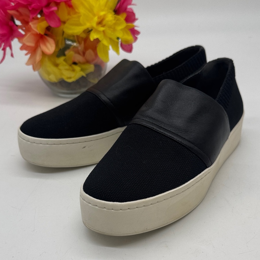 Vince Black Slip-On Shoes SNK9328D - Picture 1 of 7